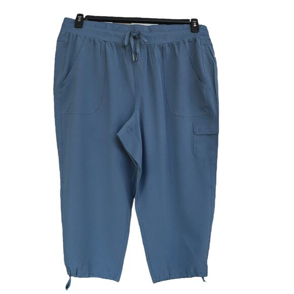 RBX X-Large Athletic Capris Pants Stretch Pockets Moisture Wicking Quick-Dry New - Picture 1 of 6
